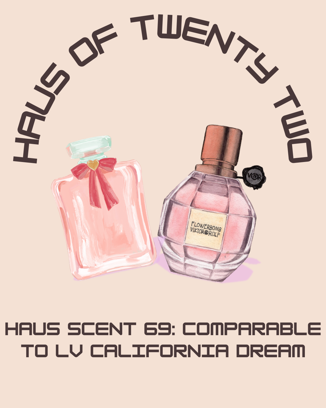 Haus Scent 69: Comparable to LV California Dream